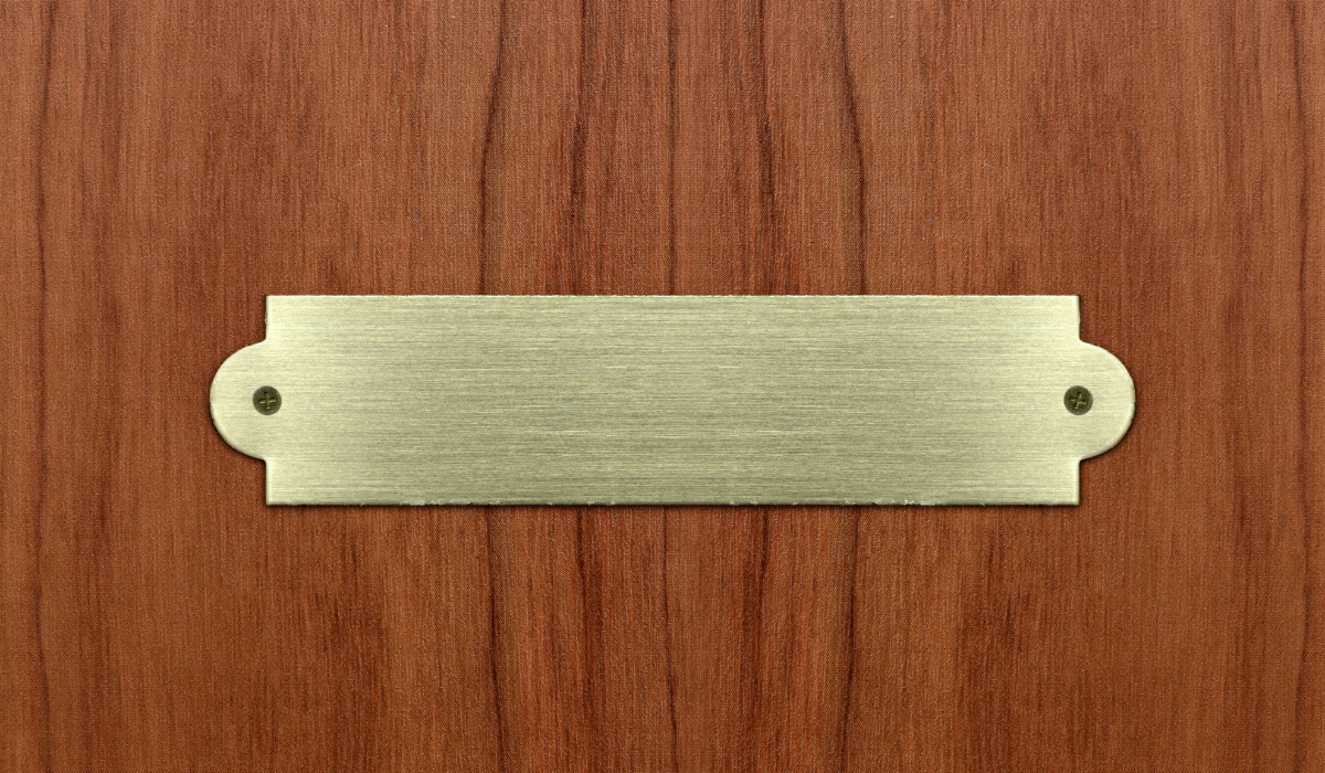 Designer Nameplates: Style & Elegance with Stone & Metal