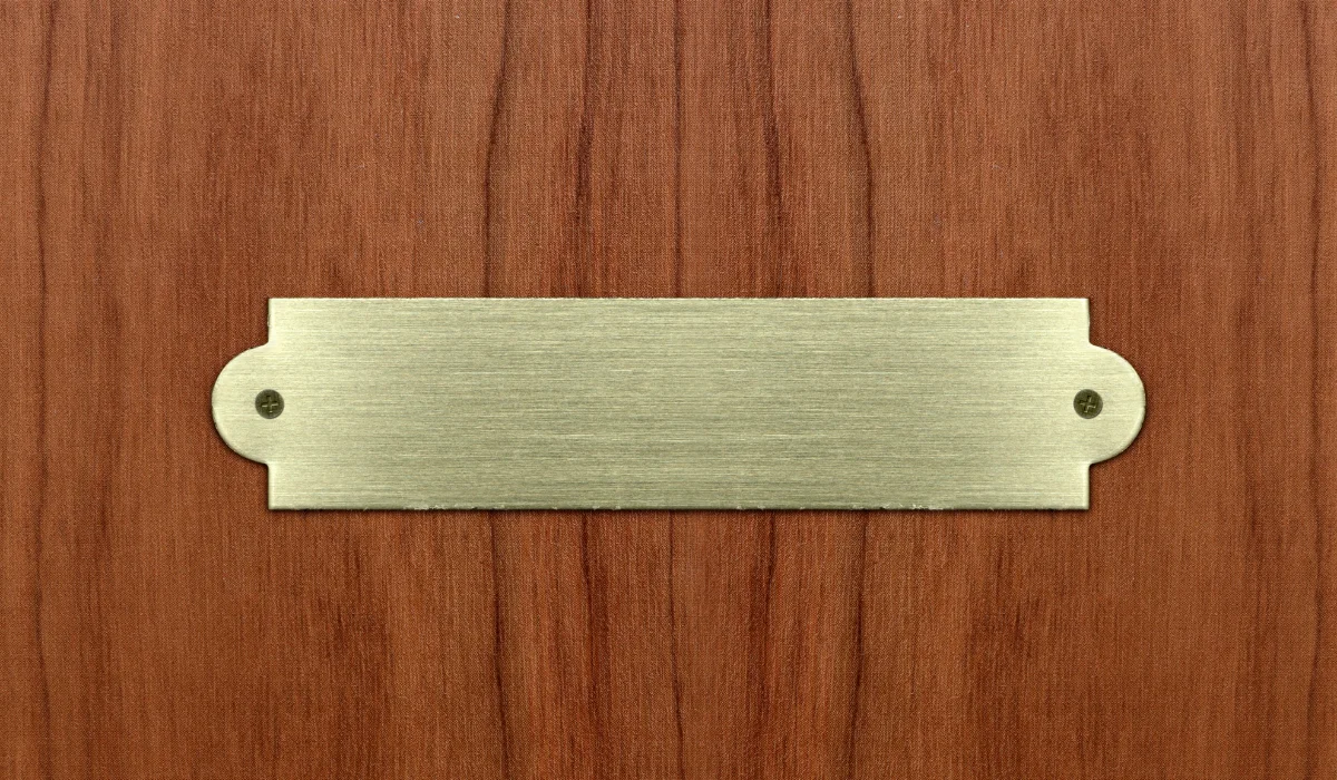 Designer Nameplates: Style & Elegance with Stone & Metal