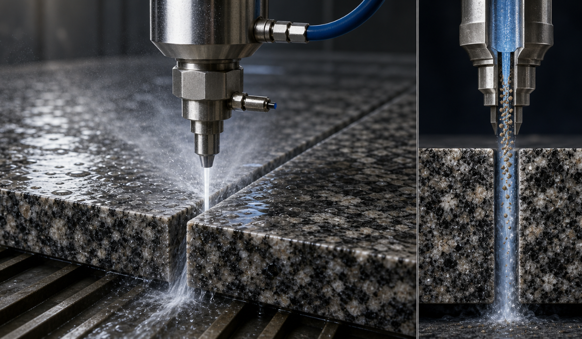 How Waterjet Cutting Works: The Science Behind Cutting Granite with Water