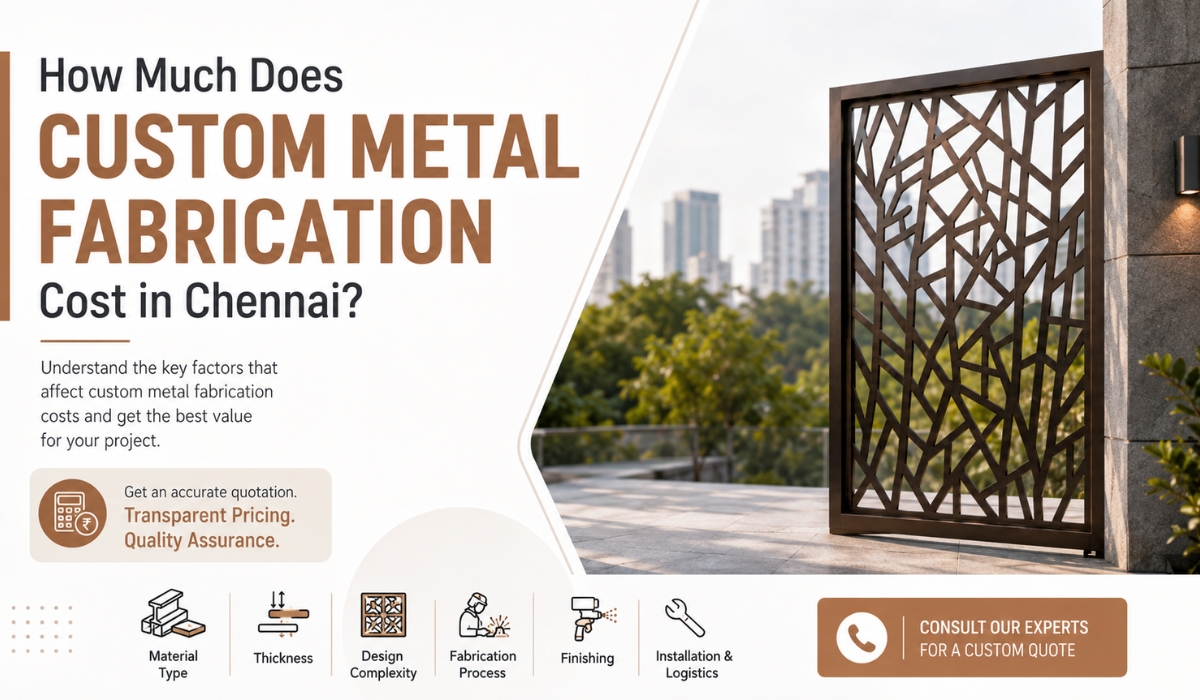 How Much Does Custom Metal Fabrication Cost in Chennai?