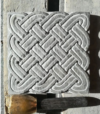 CNC marble carving for decorative stone artworks