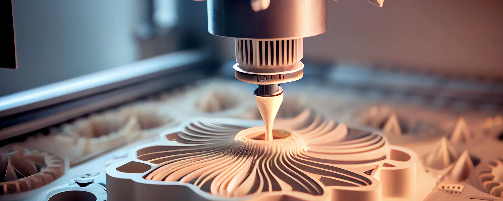 CNC stone and metal fabrication studio showcase in Chennai